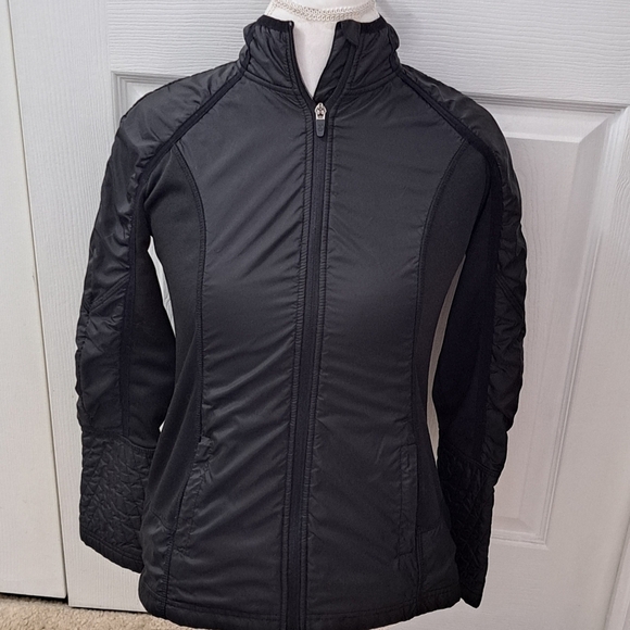 Xersion Dark Grey Athletic Quilted Jacket    Size S - Picture 8 of 10
